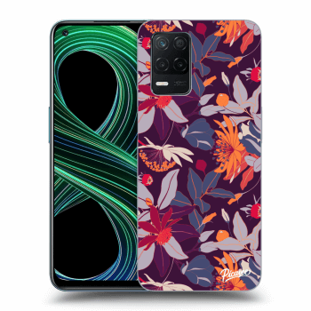 Θήκη για Realme 8 5G - Purple Leaf