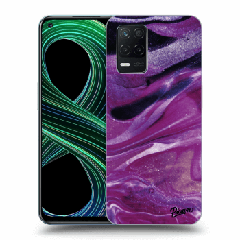 Θήκη για Realme 8 5G - Purple glitter