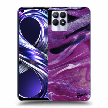 Θήκη για Realme 8i - Purple glitter