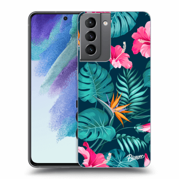 Θήκη για Samsung Galaxy S21 FE 5G - Pink Monstera