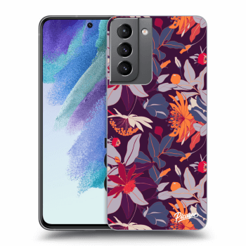 Θήκη για Samsung Galaxy S21 FE 5G - Purple Leaf