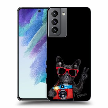 Picasee ULTIMATE CASE PowerShare για Samsung Galaxy S21 FE 5G - French Bulldog