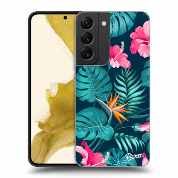 Θήκη για Samsung Galaxy S22 5G - Pink Monstera