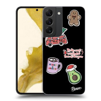 Θήκη για Samsung Galaxy S22 5G - Christmas Stickers