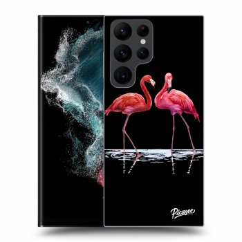 Θήκη για Samsung Galaxy S22 Ultra 5G - Flamingos couple