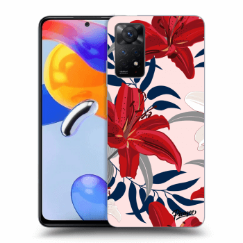 Θήκη για Xiaomi Redmi Note 11 Pro - Red Lily