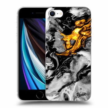 Θήκη για Apple iPhone SE 2022 - Black Gold 2