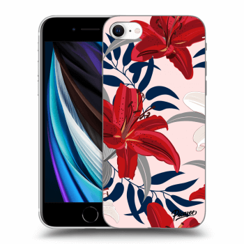 Θήκη για Apple iPhone SE 2022 - Red Lily