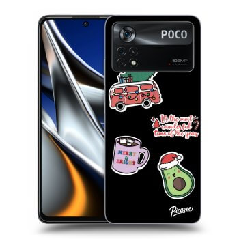 Θήκη για Xiaomi Poco X4 Pro 5G - Christmas Stickers