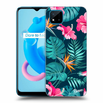 Θήκη για Realme C11 (2021) - Pink Monstera