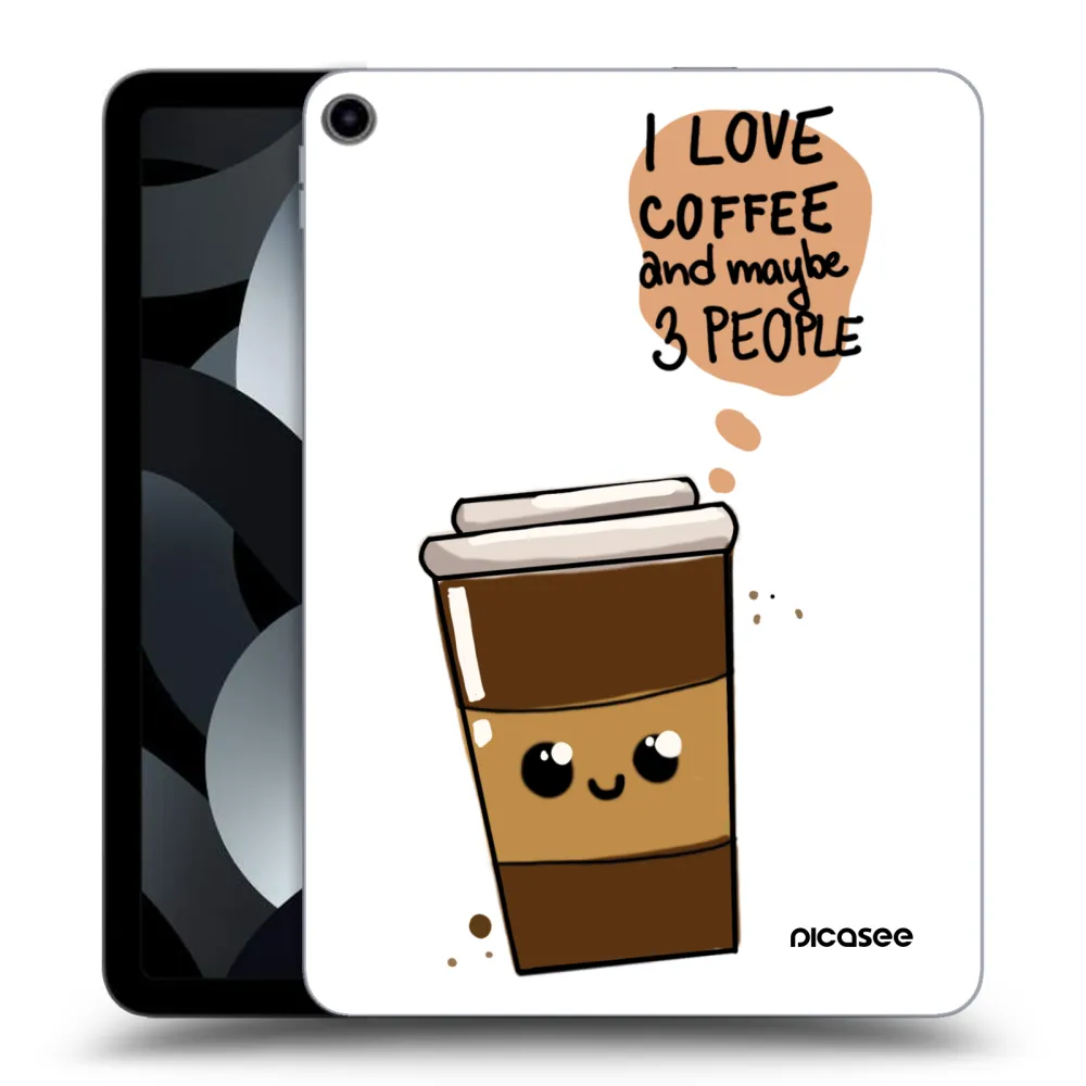 Picasee διαφανής θήκη σιλικόνης Apple iPad Air 5 10.9" 2022 - Cute coffee