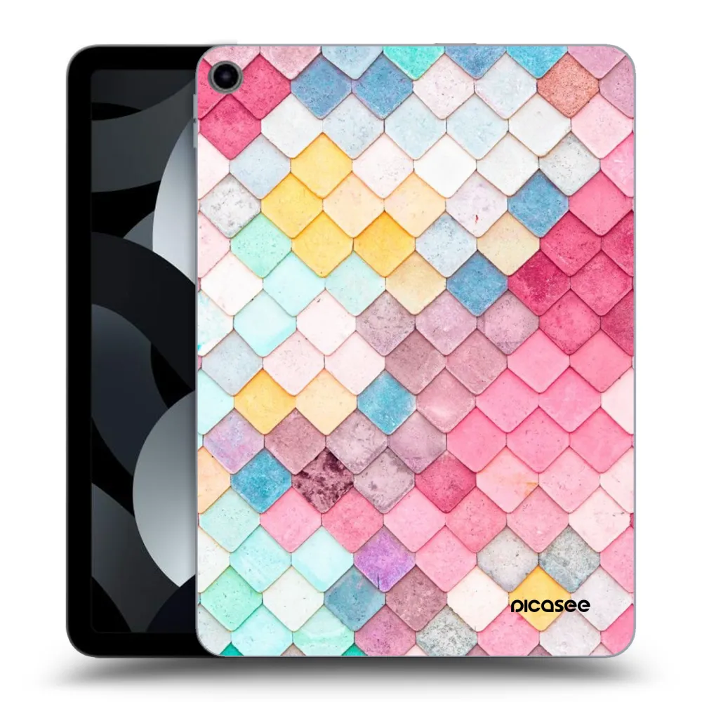 Picasee διαφανής θήκη σιλικόνης Apple iPad Air 5 10.9" 2022 - Colorful roof