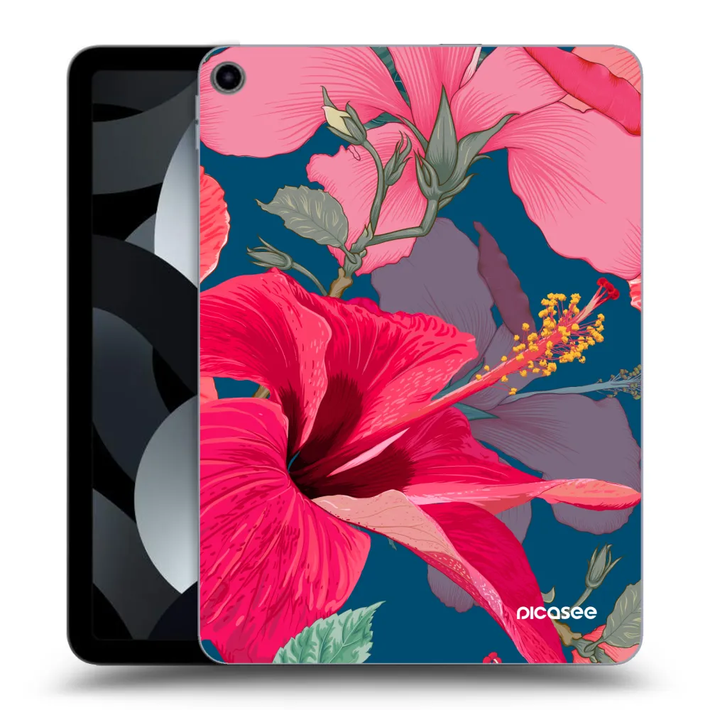 Picasee διαφανής θήκη σιλικόνης Apple iPad Air 5 10.9" 2022 - Hibiscus