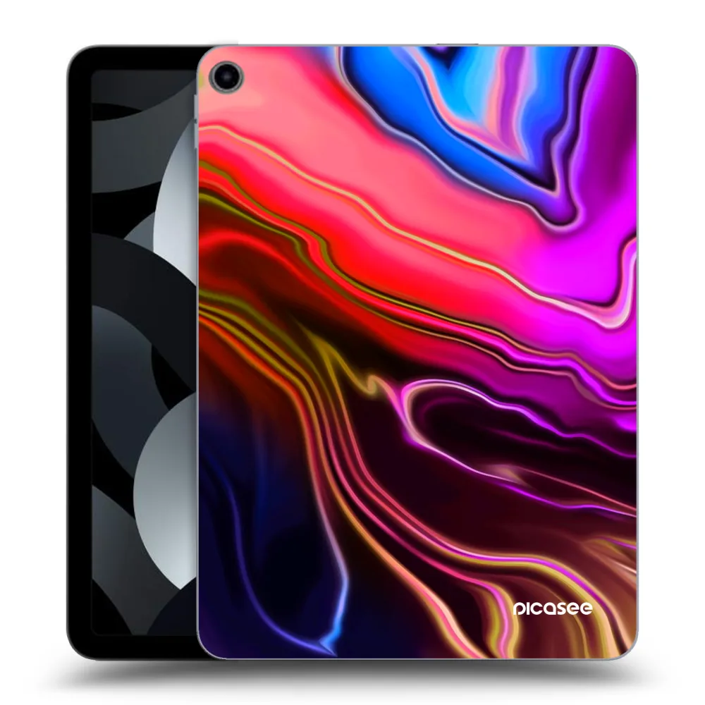 Picasee διαφανής θήκη σιλικόνης Apple iPad Air 5 10.9" 2022 - Electric