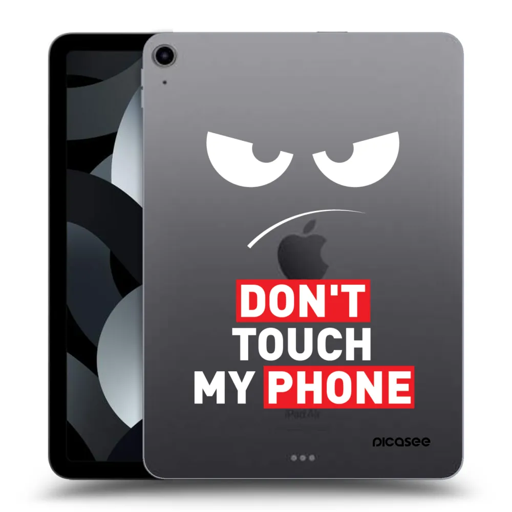 Picasee διαφανής θήκη σιλικόνης Apple iPad Air 5 10.9" 2022 - Angry Eyes - Transparent