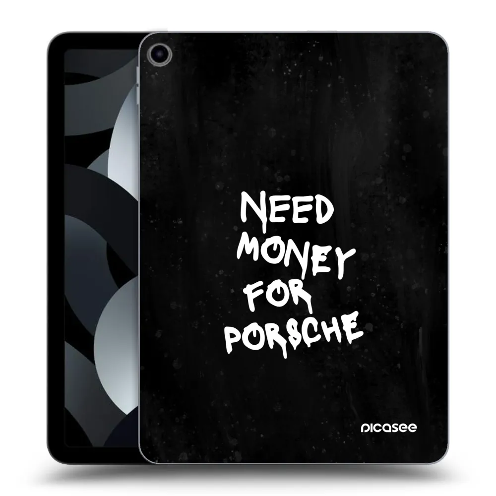 Picasee διαφανής θήκη σιλικόνης Apple iPad Air 5 10.9" 2022 - Black Dollar