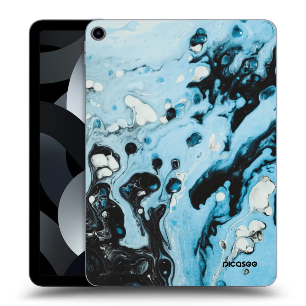 Picasee διαφανής θήκη σιλικόνης Apple iPad Air 5 10.9" 2022 - Organic blue