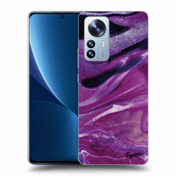 Θήκη για Xiaomi 12 Pro - Purple glitter