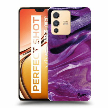 Θήκη για Vivo V23 5G - Purple glitter
