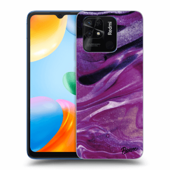 Θήκη για Xiaomi Redmi 10C - Purple glitter