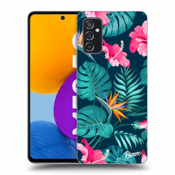 Θήκη για Samsung Galaxy M52 5G - Pink Monstera