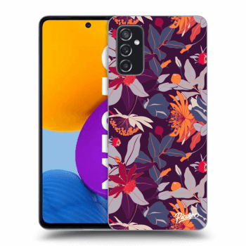 Θήκη για Samsung Galaxy M52 5G - Purple Leaf