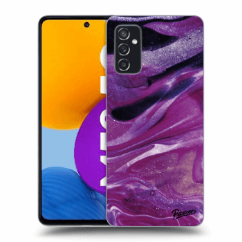Θήκη για Samsung Galaxy M52 5G - Purple glitter