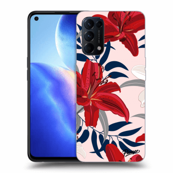 Θήκη για OPPO Reno 5 5G - Red Lily