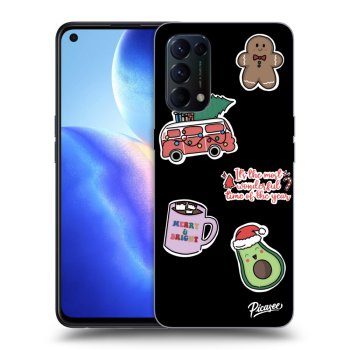 Θήκη για OPPO Reno 5 5G - Christmas Stickers