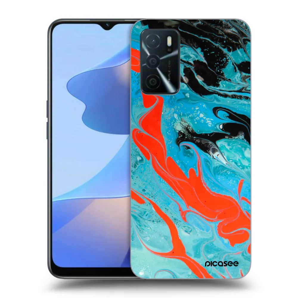 Picasee ULTIMATE CASE για OPPO A16s - Blue Magma