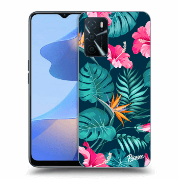 Θήκη για OPPO A16s - Pink Monstera