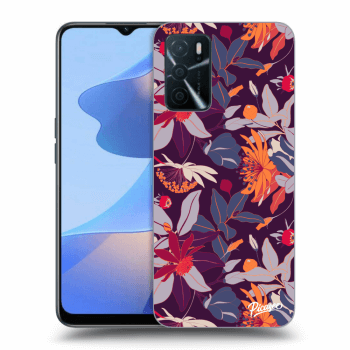 Θήκη για OPPO A16s - Purple Leaf