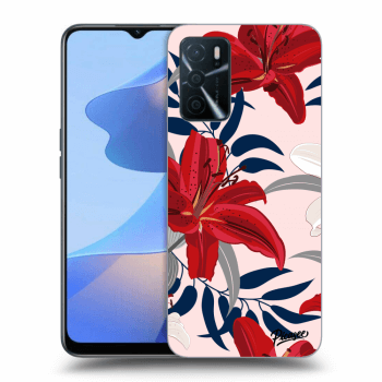 Θήκη για OPPO A16s - Red Lily