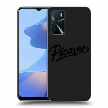 Picasee Μαύρη θήκη σιλικόνης για OPPO A16s - Picasee - old logo - black