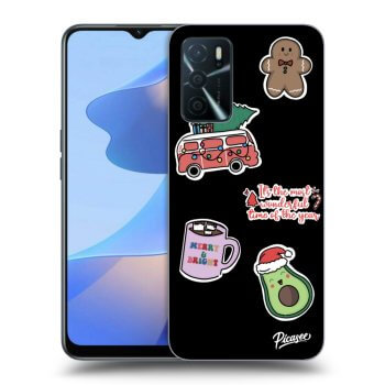 Θήκη για OPPO A16s - Christmas Stickers