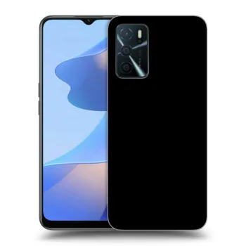 Picasee Μαύρη θήκη σιλικόνης για OPPO A16s - Picasee - new logo - black