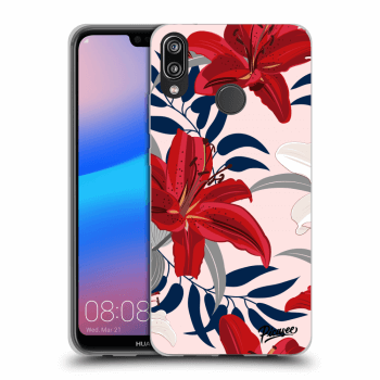 Θήκη για Huawei P20 Lite - Red Lily