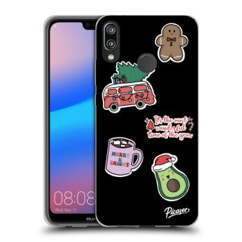 Θήκη για Huawei P20 Lite - Christmas Stickers