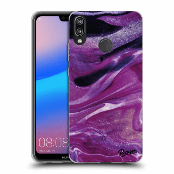 Θήκη για Huawei P20 Lite - Purple glitter
