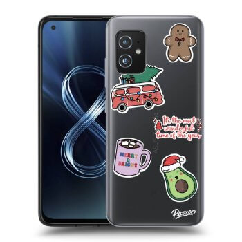 Θήκη για Asus Zenfone 8 ZS590KS - Christmas Stickers