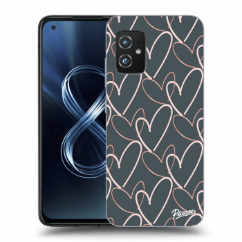 Picasee διαφανής θήκη σιλικόνης Asus Zenfone 8 ZS590KS - Lots of love