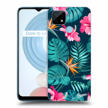 Θήκη για Realme C21Y - Pink Monstera