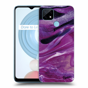 Θήκη για Realme C21Y - Purple glitter