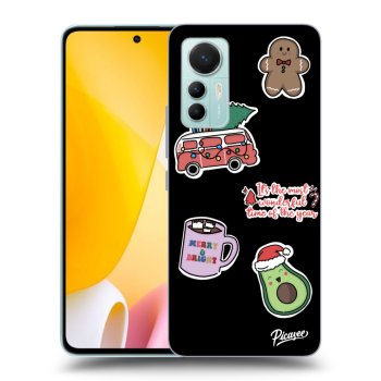 Θήκη για Xiaomi 12 Lite - Christmas Stickers