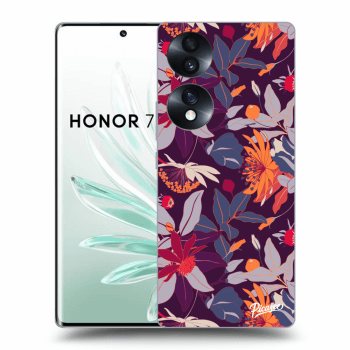 Θήκη για Honor 70 - Purple Leaf