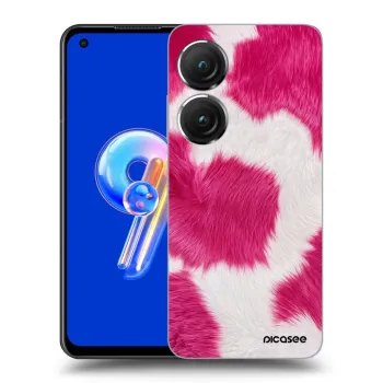 Picasee διαφανής θήκη σιλικόνης Asus Zenfone 9 - Pink Moo