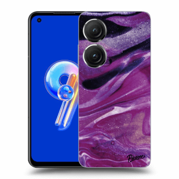Θήκη για Asus Zenfone 9 - Purple glitter