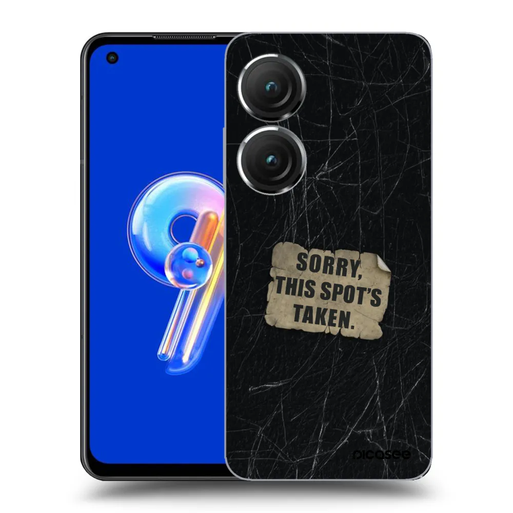 Picasee διαφανής θήκη σιλικόνης Asus Zenfone 9 - SORRY