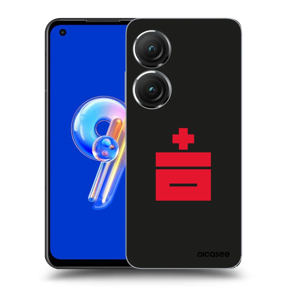 Picasee διαφανής θήκη σιλικόνης Asus Zenfone 9 - Le Plastenciaga