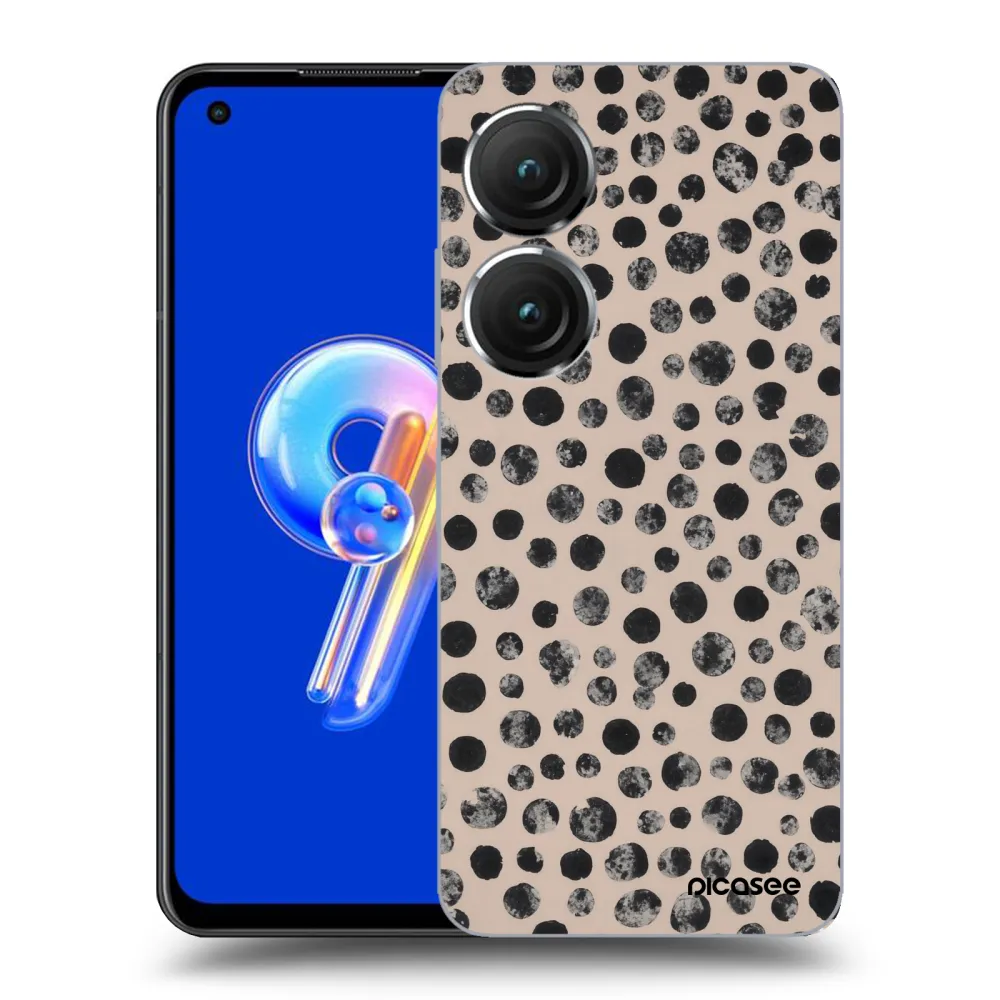 Picasee διαφανής θήκη σιλικόνης Asus Zenfone 9 - Dots